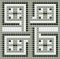 mosaic | ceramic mosaic | PixLa | B PX 028 A – gray-black-white