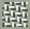 mosaic | ceramic mosaic | PixLa | B PX 029 A – gray-black-white