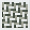 mosaic | ceramic mosaic | PixLa | B PX 029 B – white-gray-black