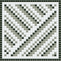 mosaic | ceramic mosaic | PixLa | B PX 031 B – white-gray-black