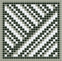 mosaic | ceramic mosaic | PixLa | B PX 031 C – black-gray-white