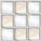 mosaic | glass mosaics DUA | Cube | N25 S A12 – white perl transparent