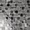 mosaic | glass mosaics SIA | MIX Formats | H BSGX 9989 – glass, basalt, black
