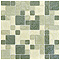 mosaic | glass mosaics SIA | MIX Formats | S MF 11 – green mix, relief