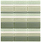 mosaic | glass mosaics SIA | MIX Sripes | S MS R 530 – green mix, glossy, relief