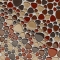mosaic | glass mosaics SIA | Pebbles | H SP PGX 50 – brown-red