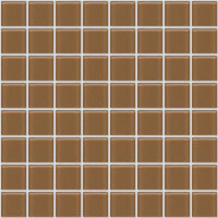 mosaic | glass mosaics SIA | SIA 11×11×4 | S11 DS 12 – brown - gloss